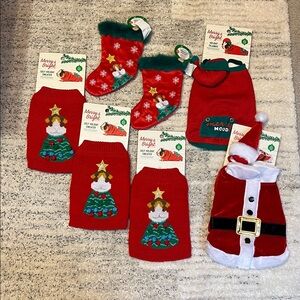 Merry & Bright bundle of Guinea Pig/ small animal-  items ugly holiday sweater
